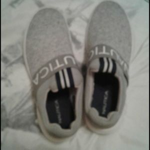 Gray size 9 Nautica shoes
